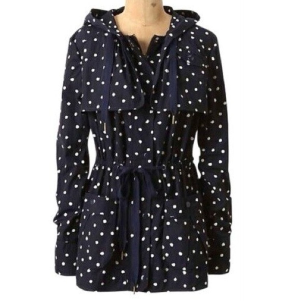 Anthropologie Daughters of the Liberation Navy Polka Dot Women's Jacket